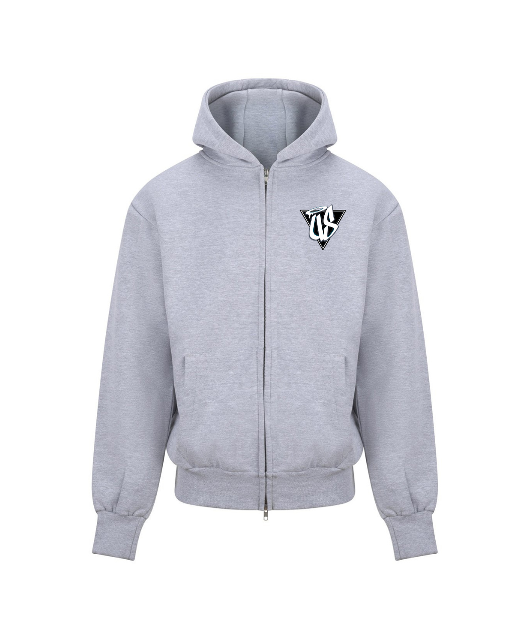 US Logo - Left Breast - Heavy Weight Zip Hoodie / Mental Health Awareness