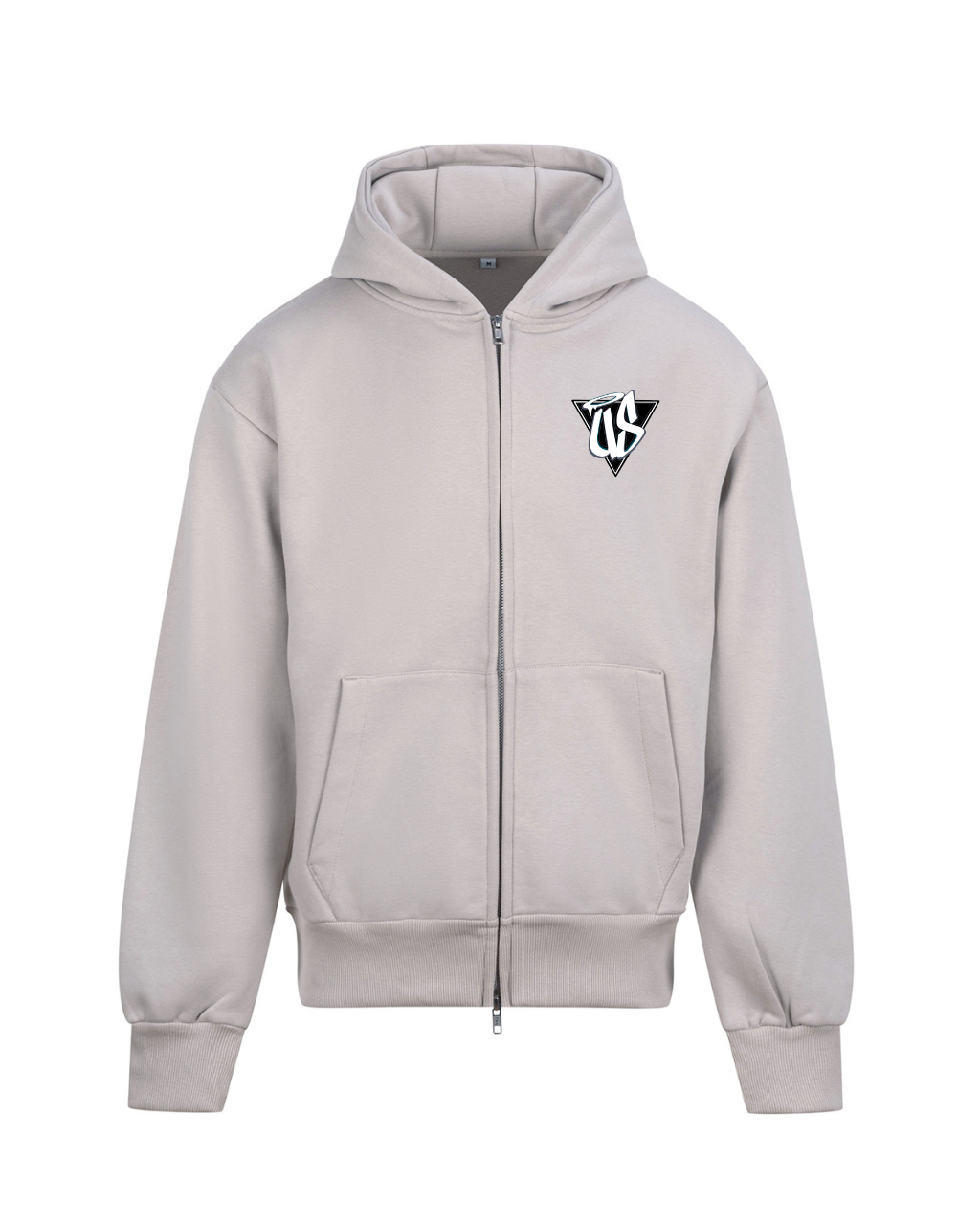 US Logo - Left Breast - Heavy Weight Zip Hoodie / Mental Health Awareness