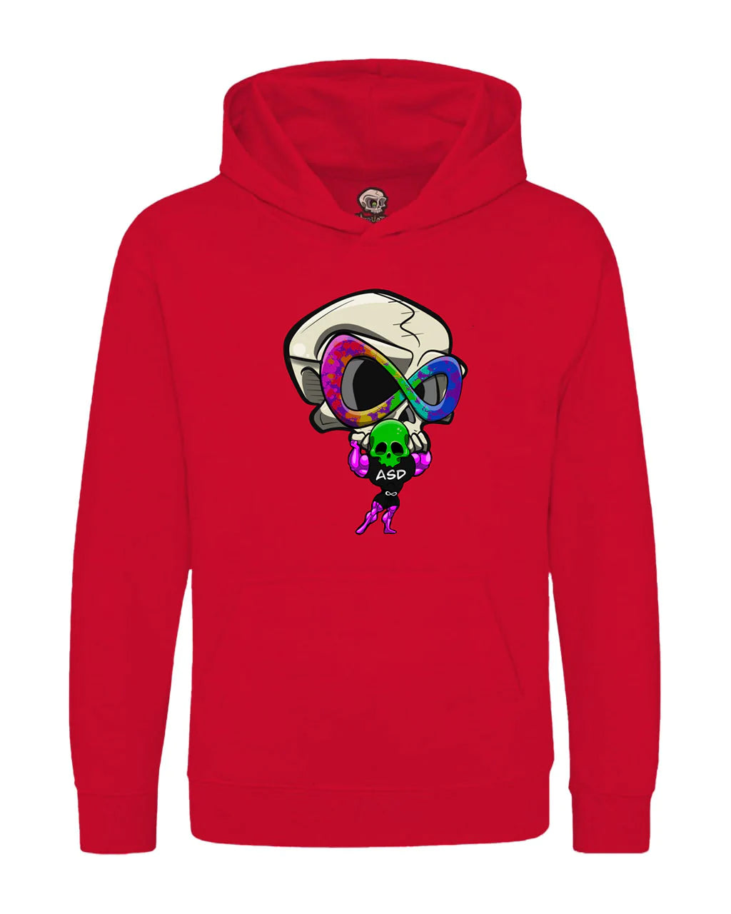 Kids ASD Mental Health Awareness Hoodie By Unsubtle Skulls