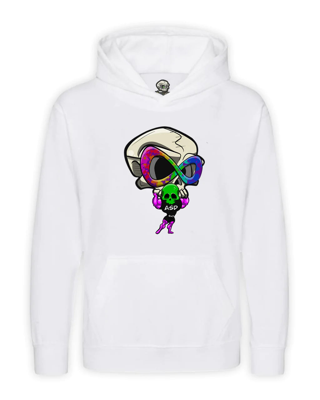Kids ASD Mental Health Awareness Hoodie By Unsubtle Skulls