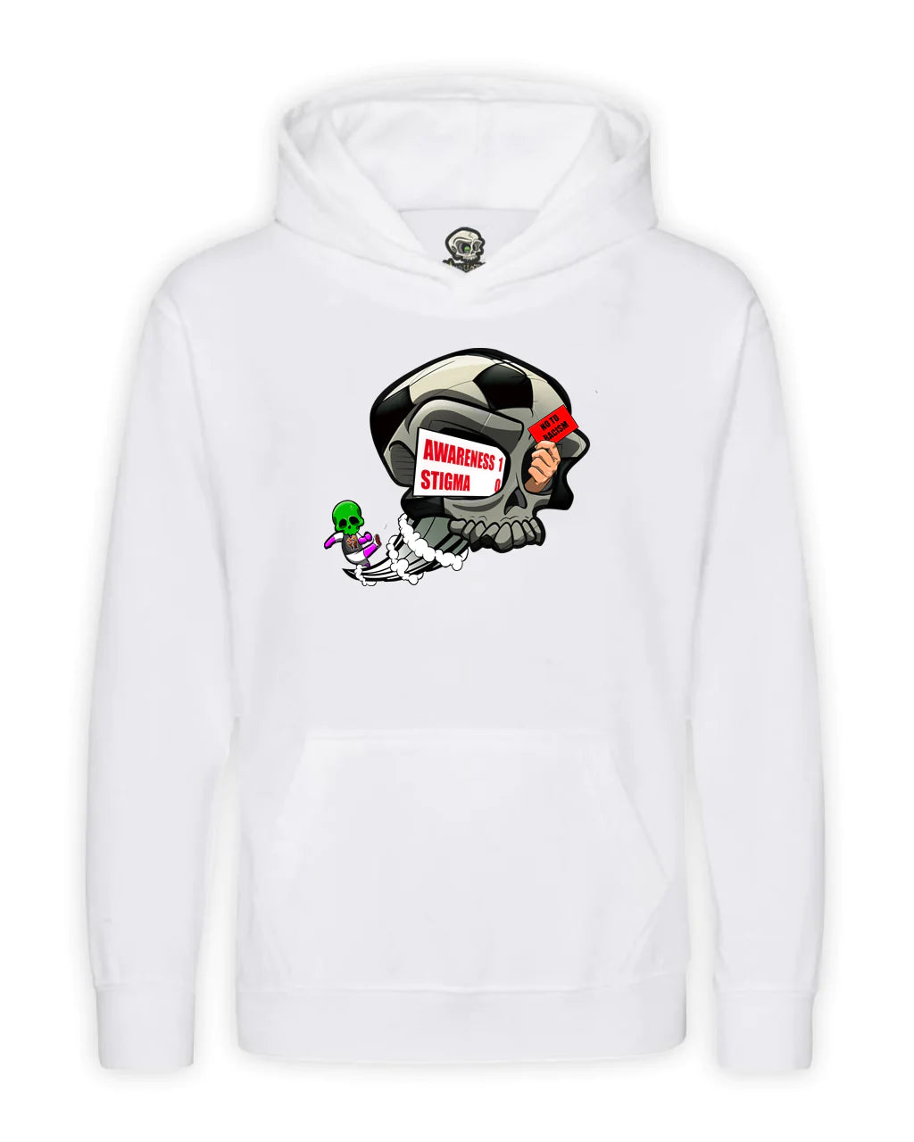 Kids Racism Mental Health Awareness Hoodie By Unsubtle Skulls