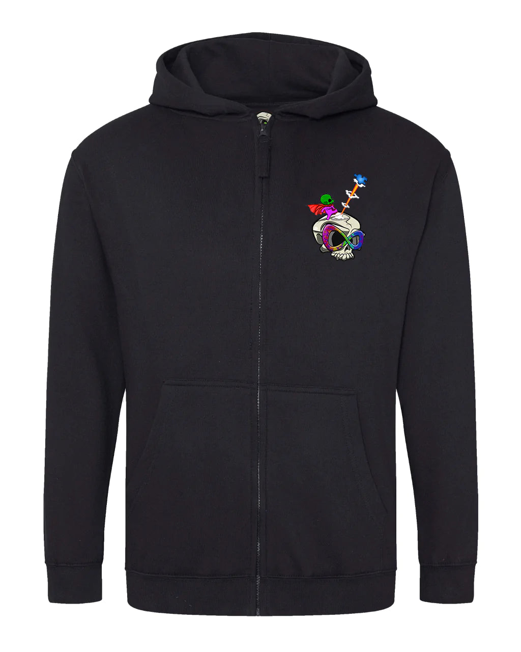 Kids Autism Mental Health Awareness Full Zip Hoodie By Unsubtle Skulls