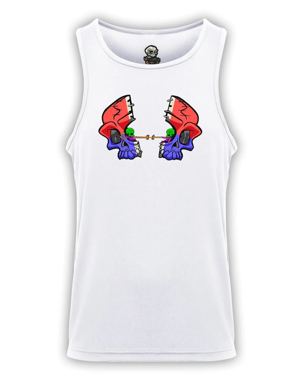 BPD Skull Mental Health Awareness Vest By Unsubtle Skulls