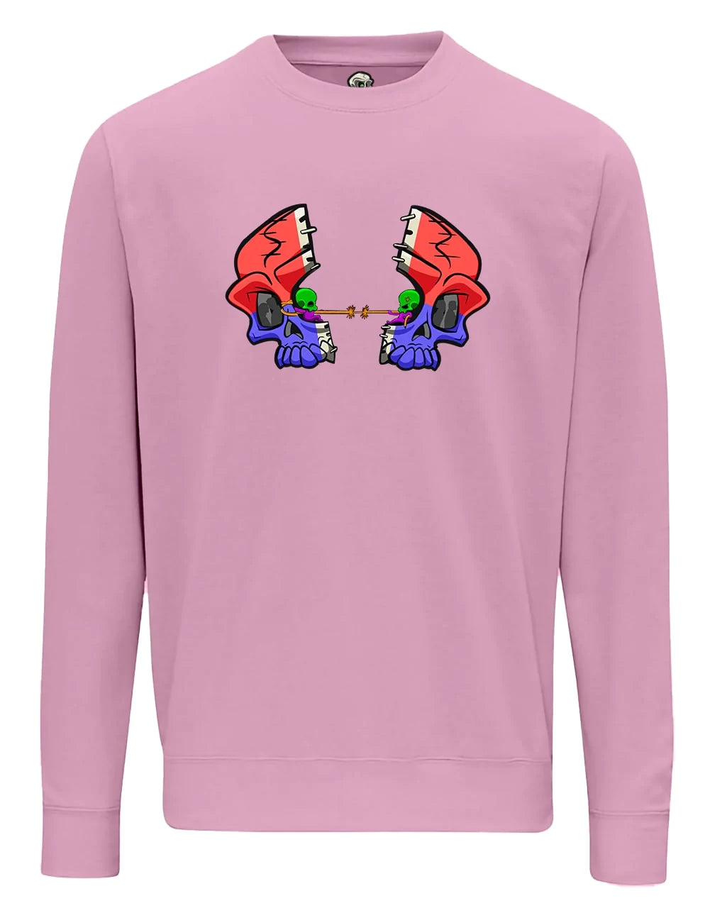 BPD Skull Mental Health Awareness Sweater By Unsubtle Skulls