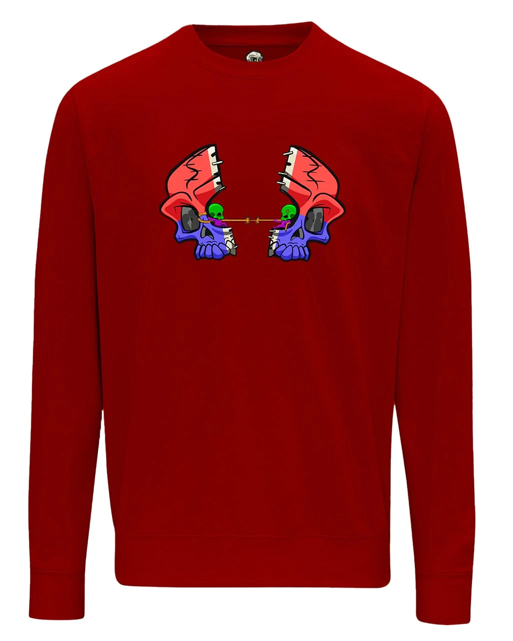 BPD Skull Mental Health Awareness Sweater By Unsubtle Skulls