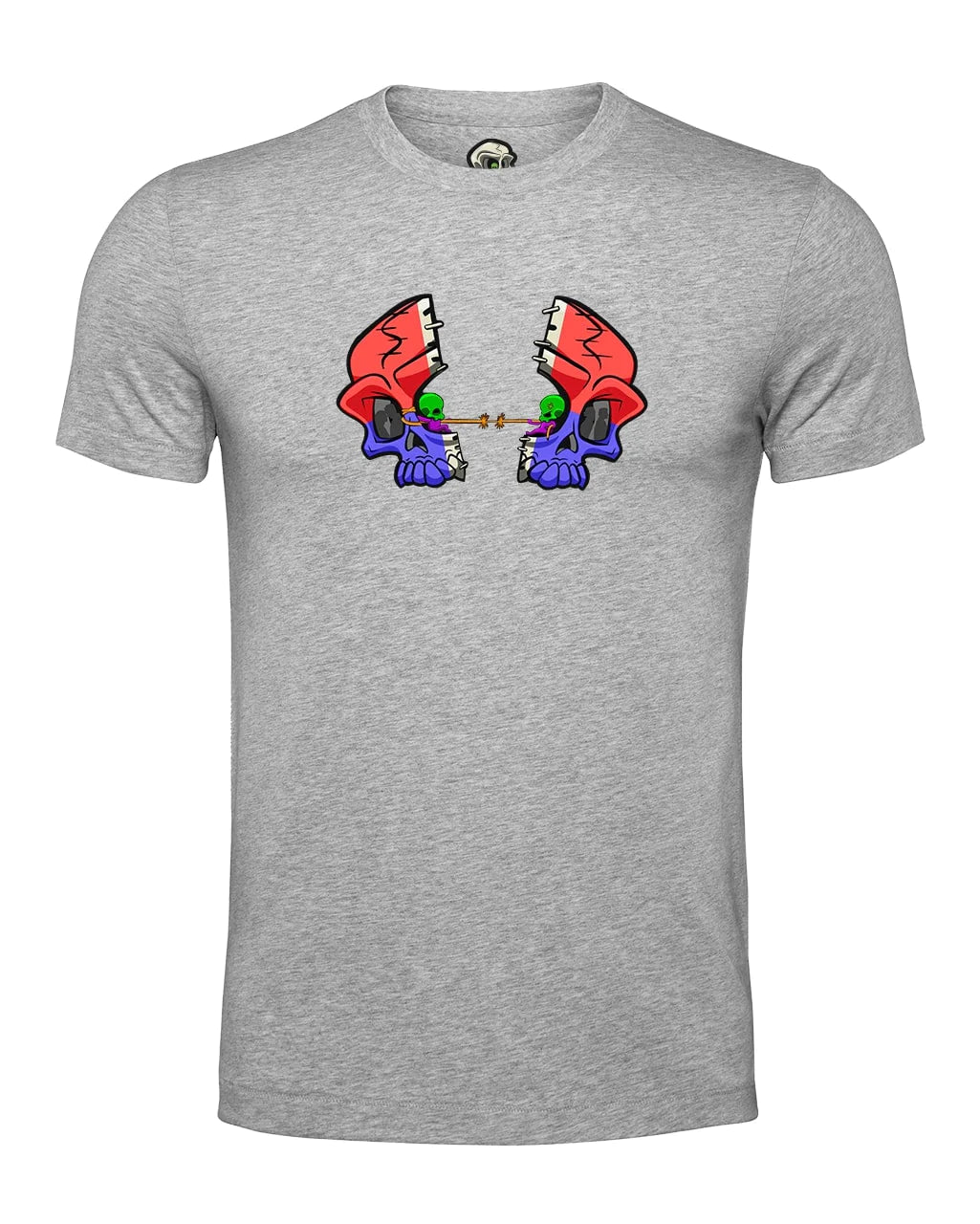 BPD Skull Mental Health Awareness T-Shirt By Unsubtle Skulls