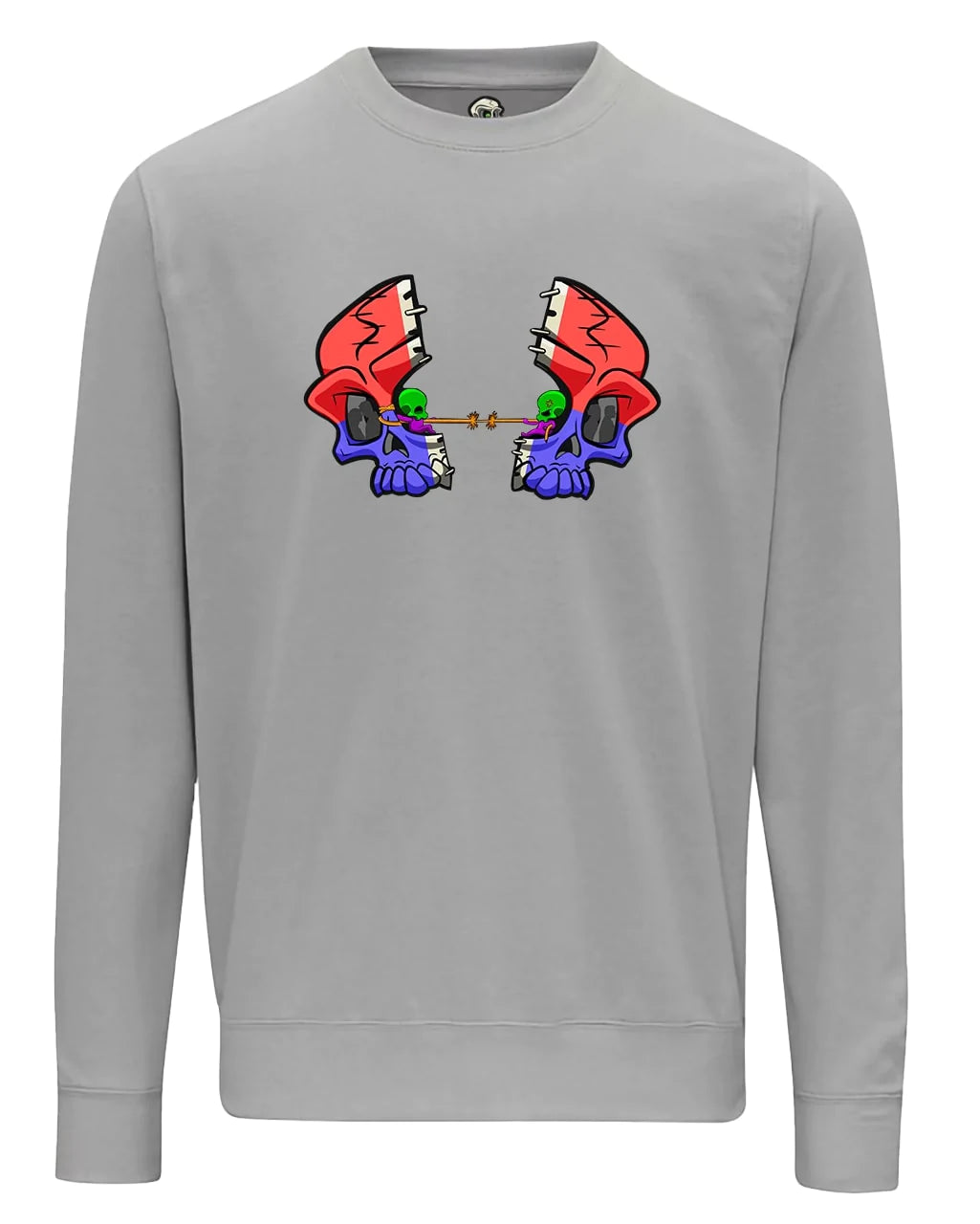 BPD Skull Mental Health Awareness Sweater By Unsubtle Skulls