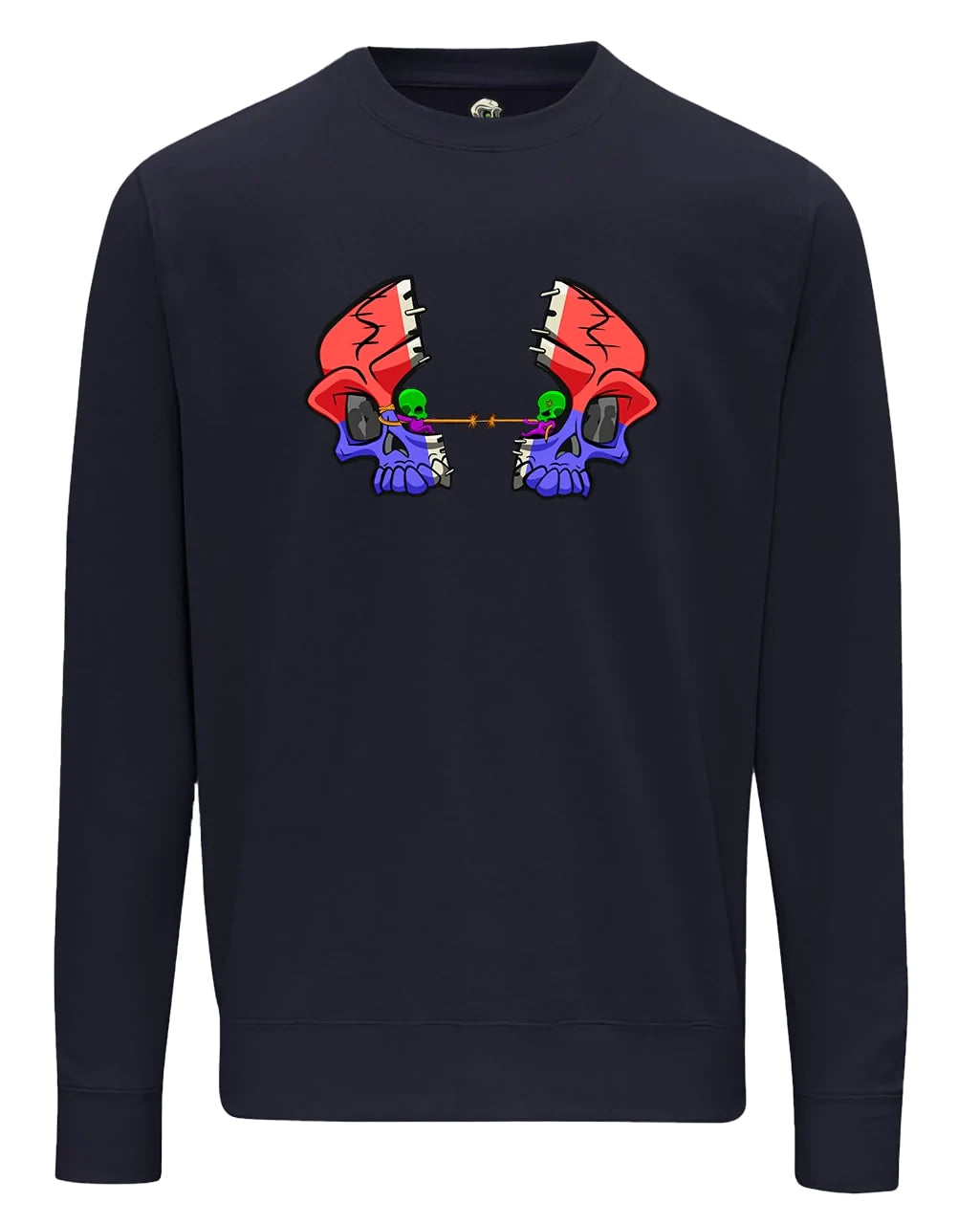 BPD Skull Mental Health Awareness Sweater By Unsubtle Skulls