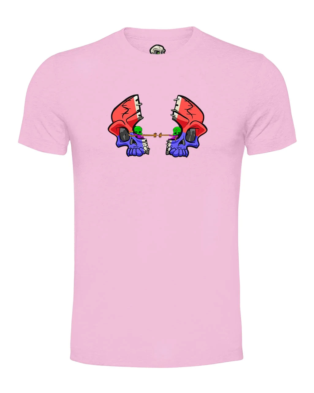 BPD Skull Mental Health Awareness T-Shirt By Unsubtle Skulls