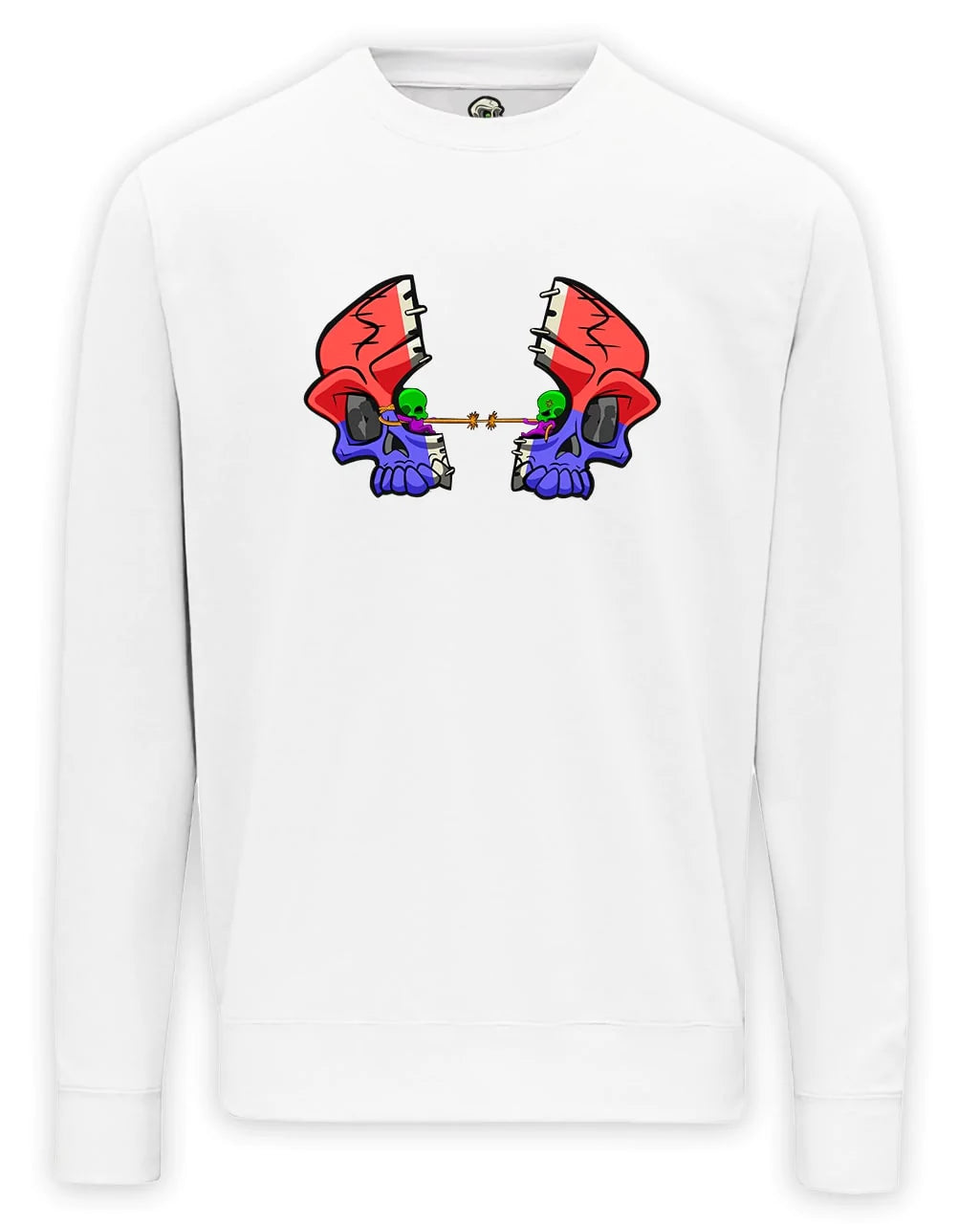 BPD Skull Mental Health Awareness Sweater By Unsubtle Skulls