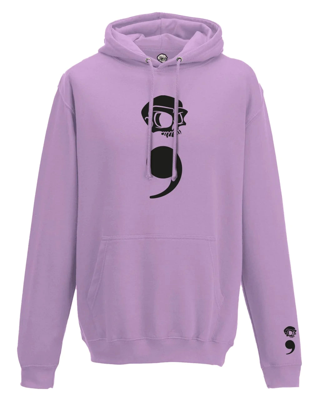 Semi Colon Mental Health Awareness Hoodie By Unsubtle Skulls