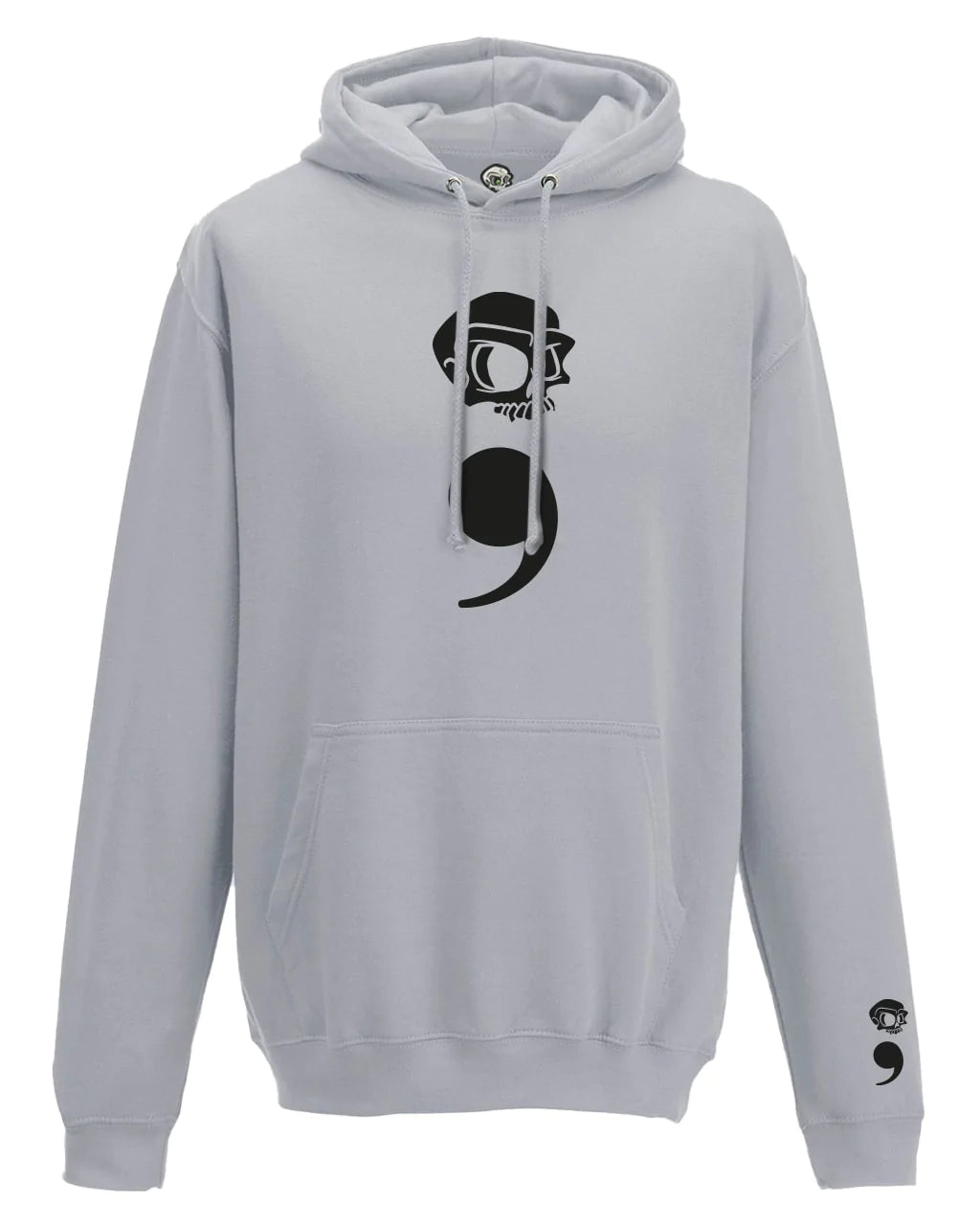 Semi Colon Mental Health Awareness Hoodie By Unsubtle Skulls