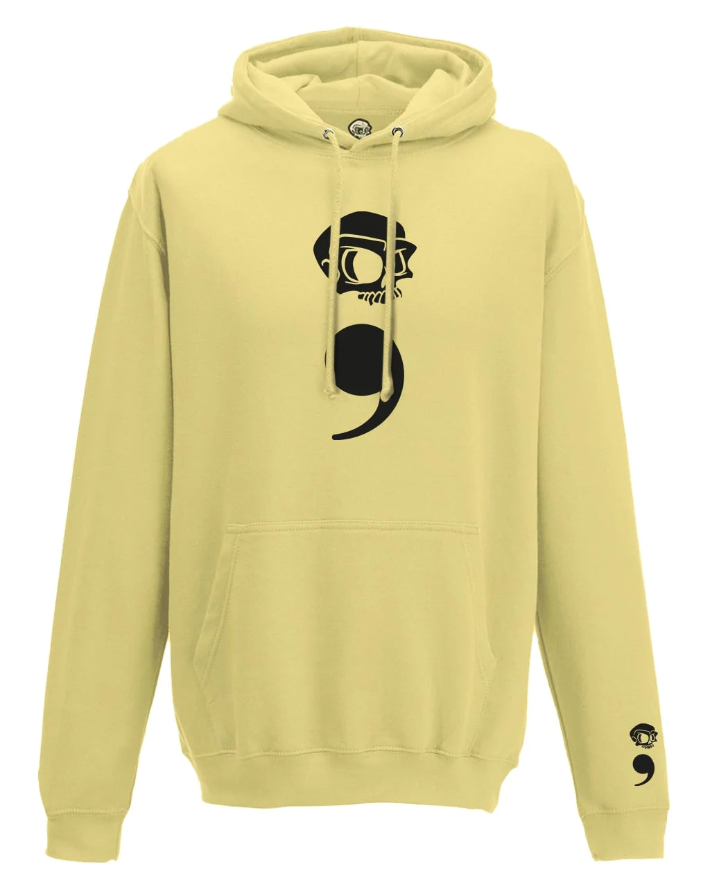 Semi Colon Mental Health Awareness Hoodie By Unsubtle Skulls