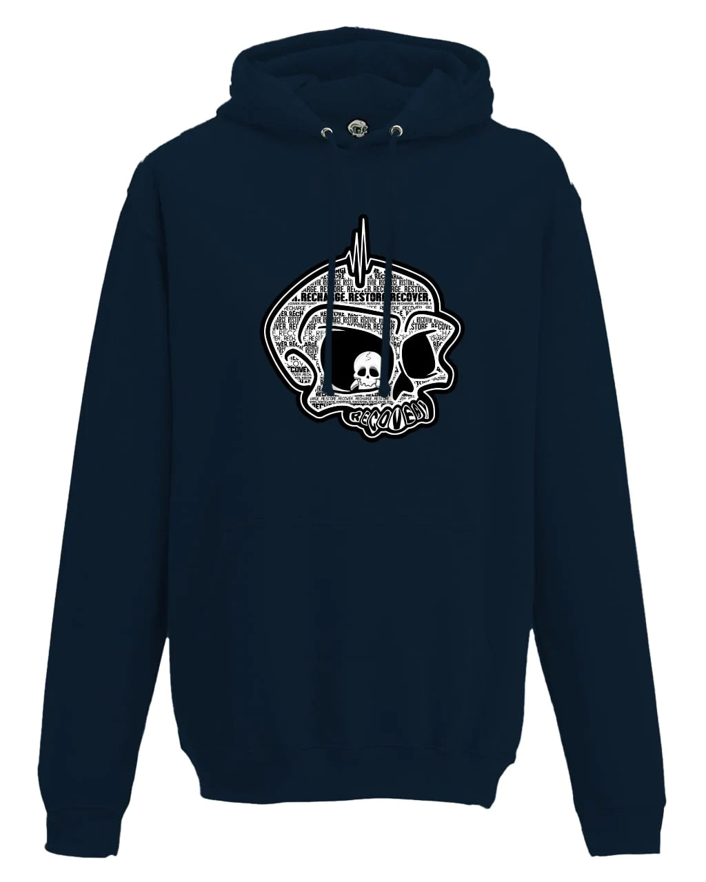 Recovery Mental Health Awareness Hoodie By Unsubtle Skulls