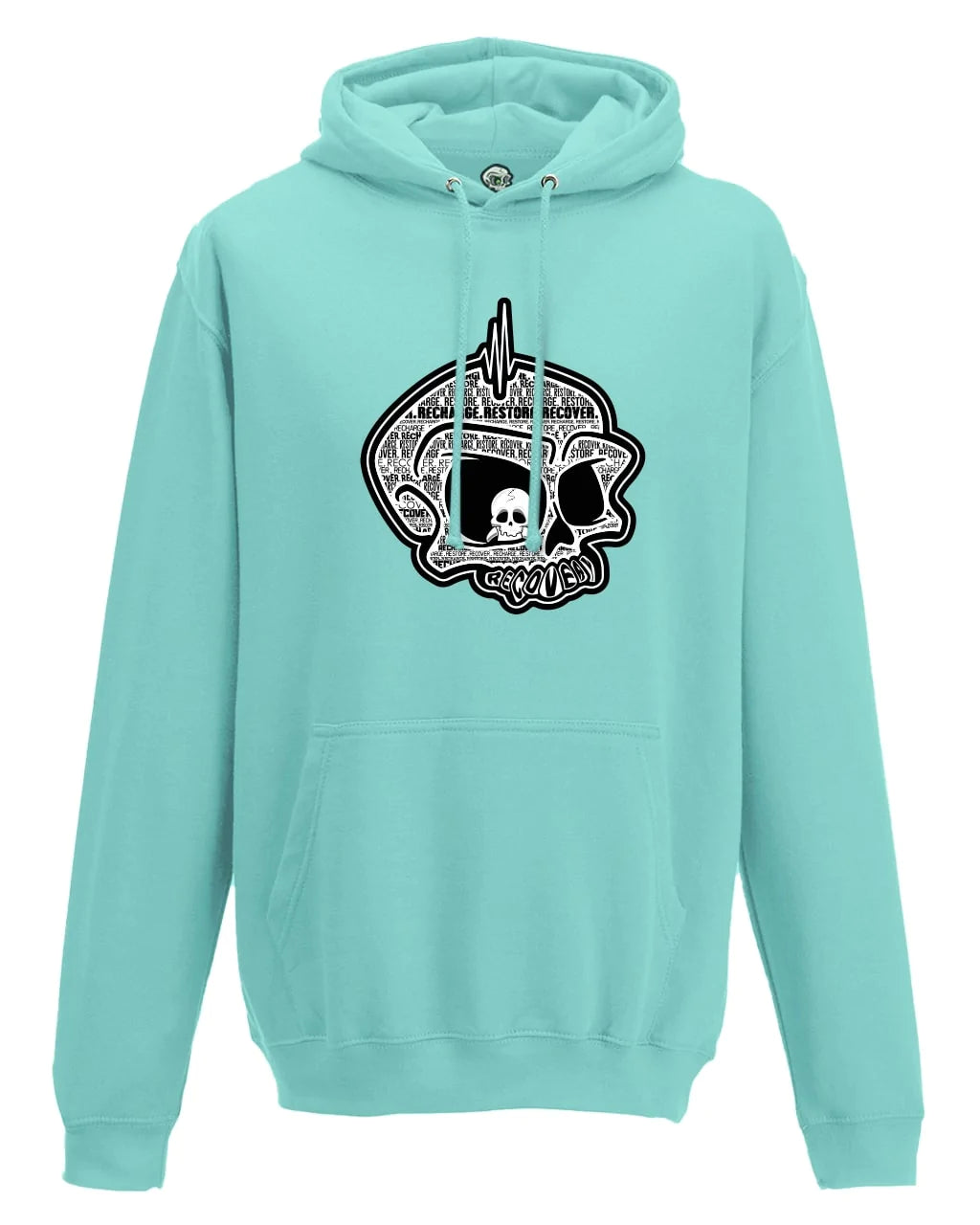 Recovery Mental Health Awareness Hoodie By Unsubtle Skulls