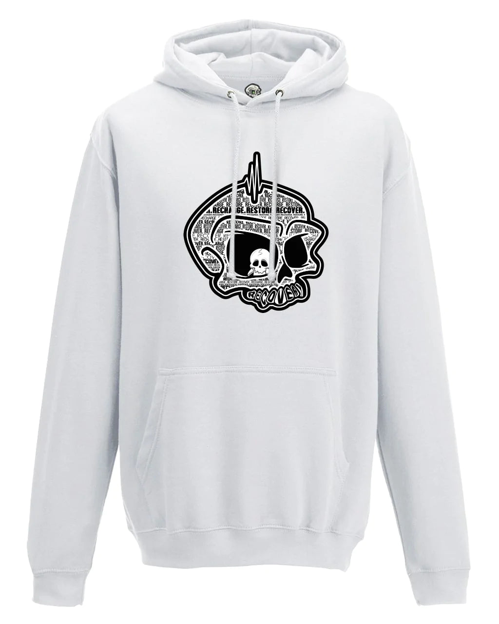 Recovery Mental Health Awareness Hoodie By Unsubtle Skulls