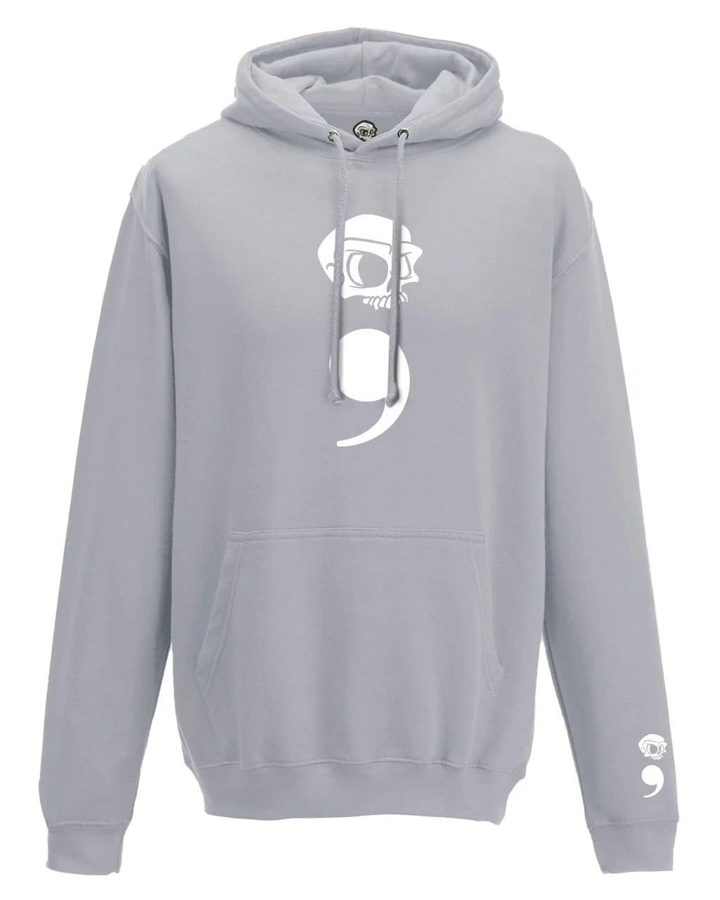 Semi Colon Mental Health Awareness Hoodie By Unsubtle Skulls