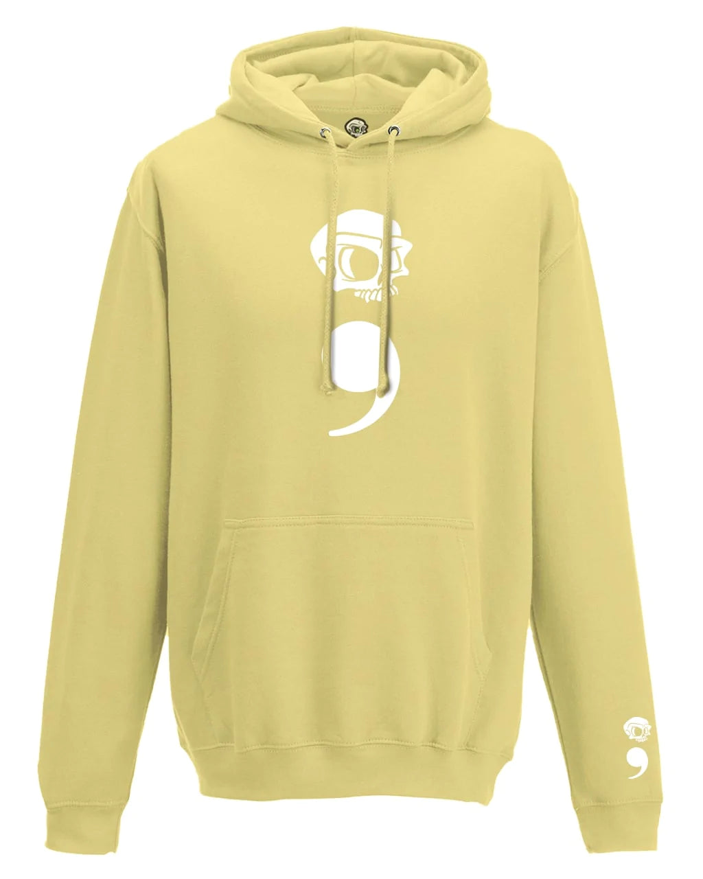 Semi Colon Mental Health Awareness Hoodie By Unsubtle Skulls