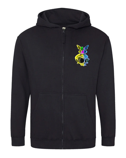 Downsyndrome Mental Health Awareness Full Zip Hoodie By Unsubtle Skulls