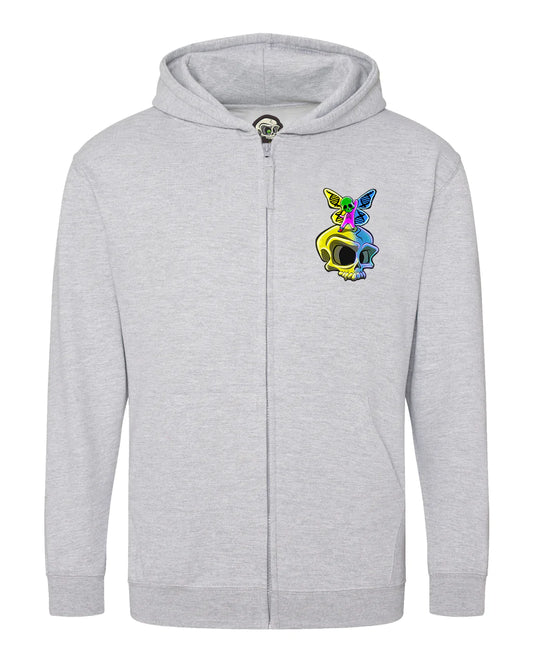 Downsyndrome Mental Health Awareness Full Zip Hoodie By Unsubtle Skulls