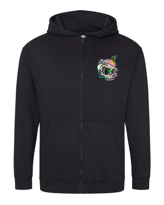 Kids Epilepsy Mental Health Awareness Full Zip Hood By Unsubtle Skulls