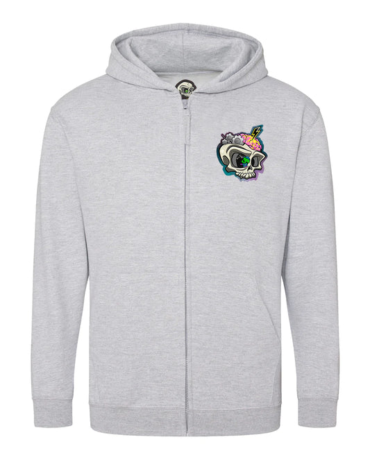 Kids Epilepsy Mental Health Awareness Full Zip Hood By Unsubtle Skulls