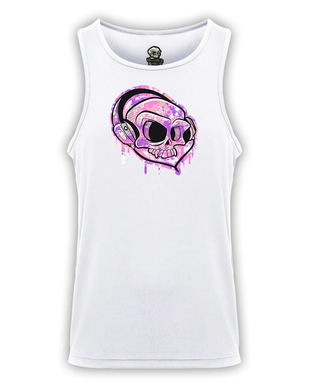 Headphones Mental Health Awareness Vest By Unsubtle Skulls