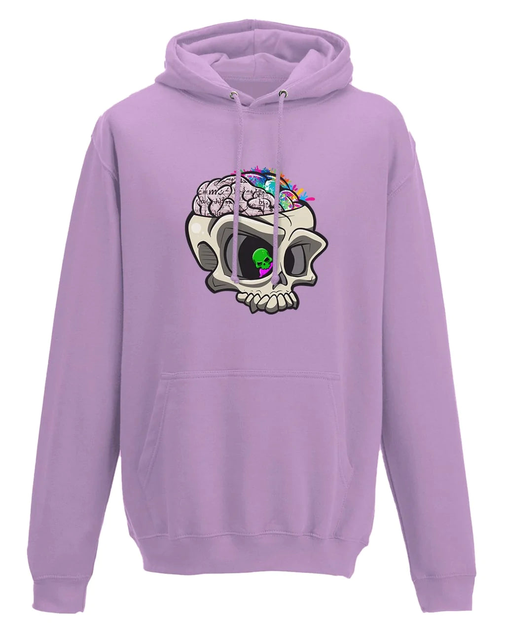 Lavender ADHD Mental Health Awareness Hoodie By Unsubtle Skulls