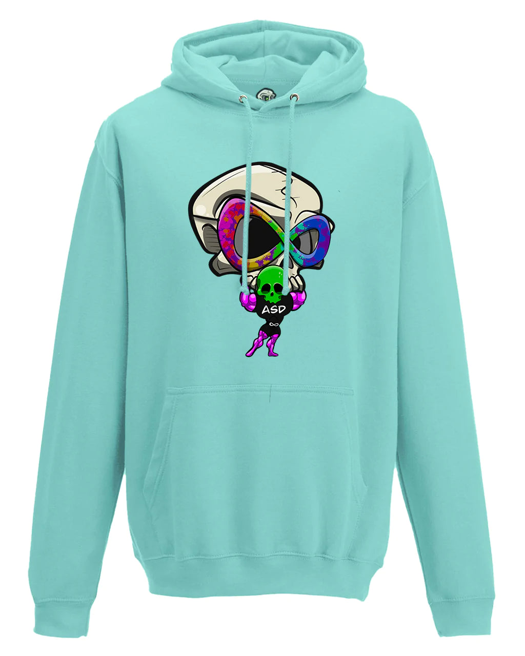 Peppermint ASD Mental Health Awareness Sweater By Unsubtle Skulls