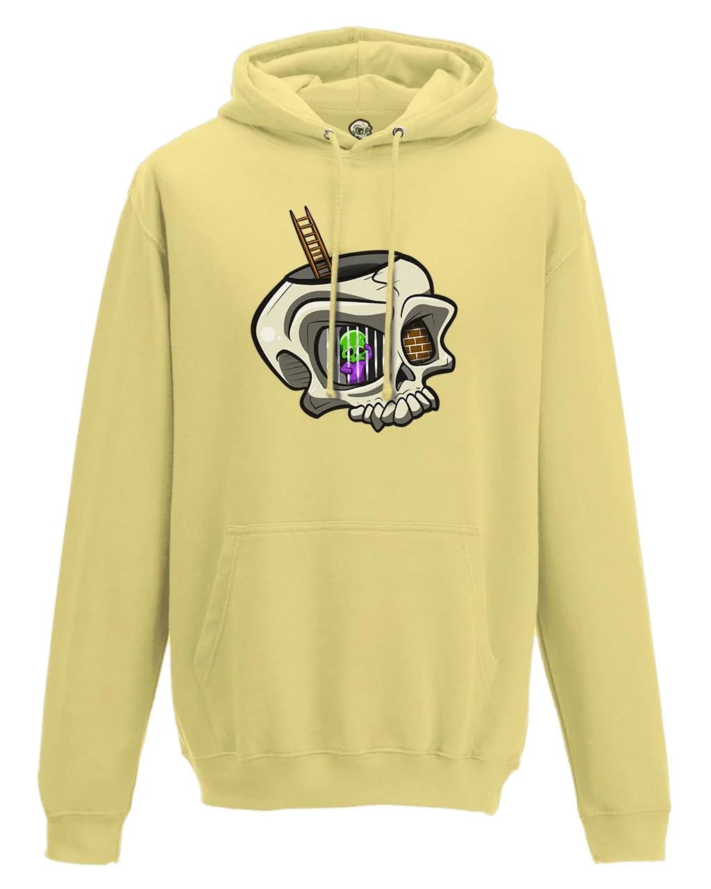 Sherbet Lemon Anxiety Mental Health Awareness Hoodie By Unsubtle Skulls