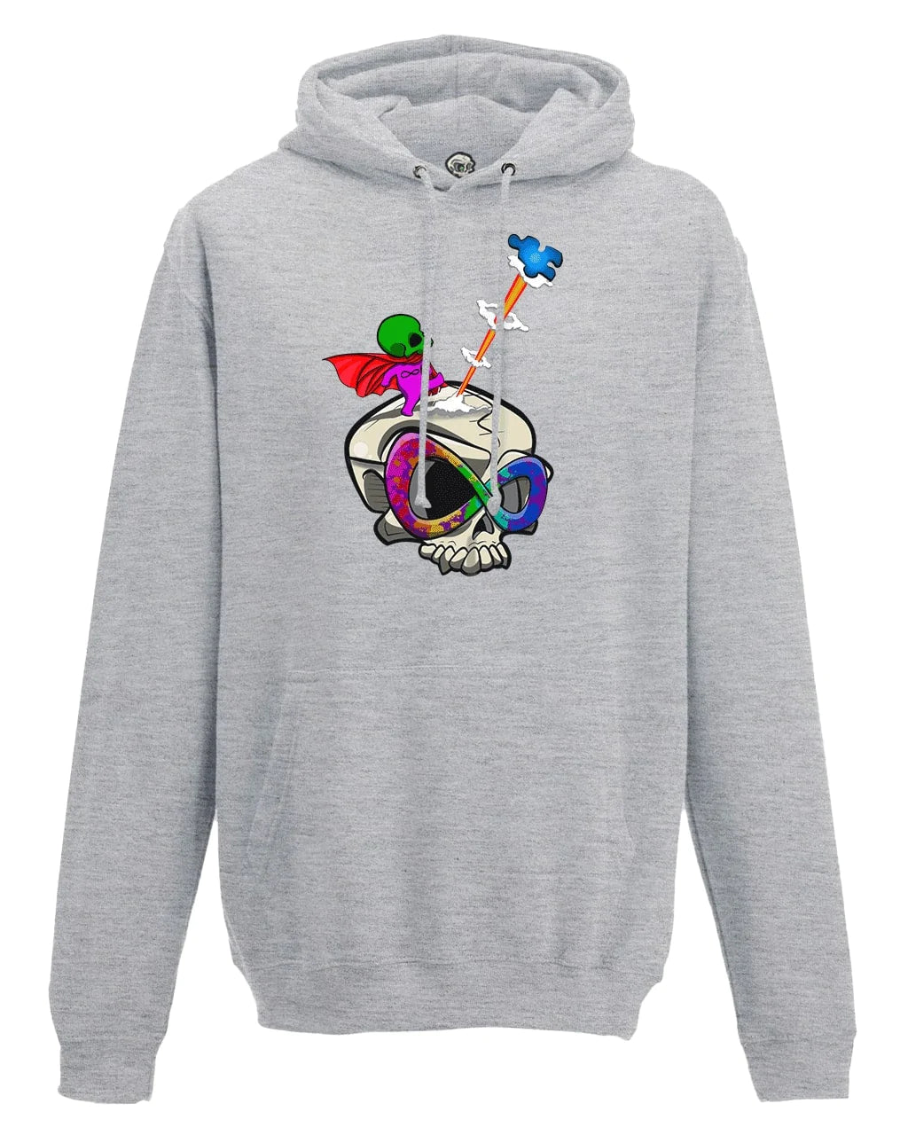 Autism Mental Health Awareness Hoodie By Unsubtle Skulls