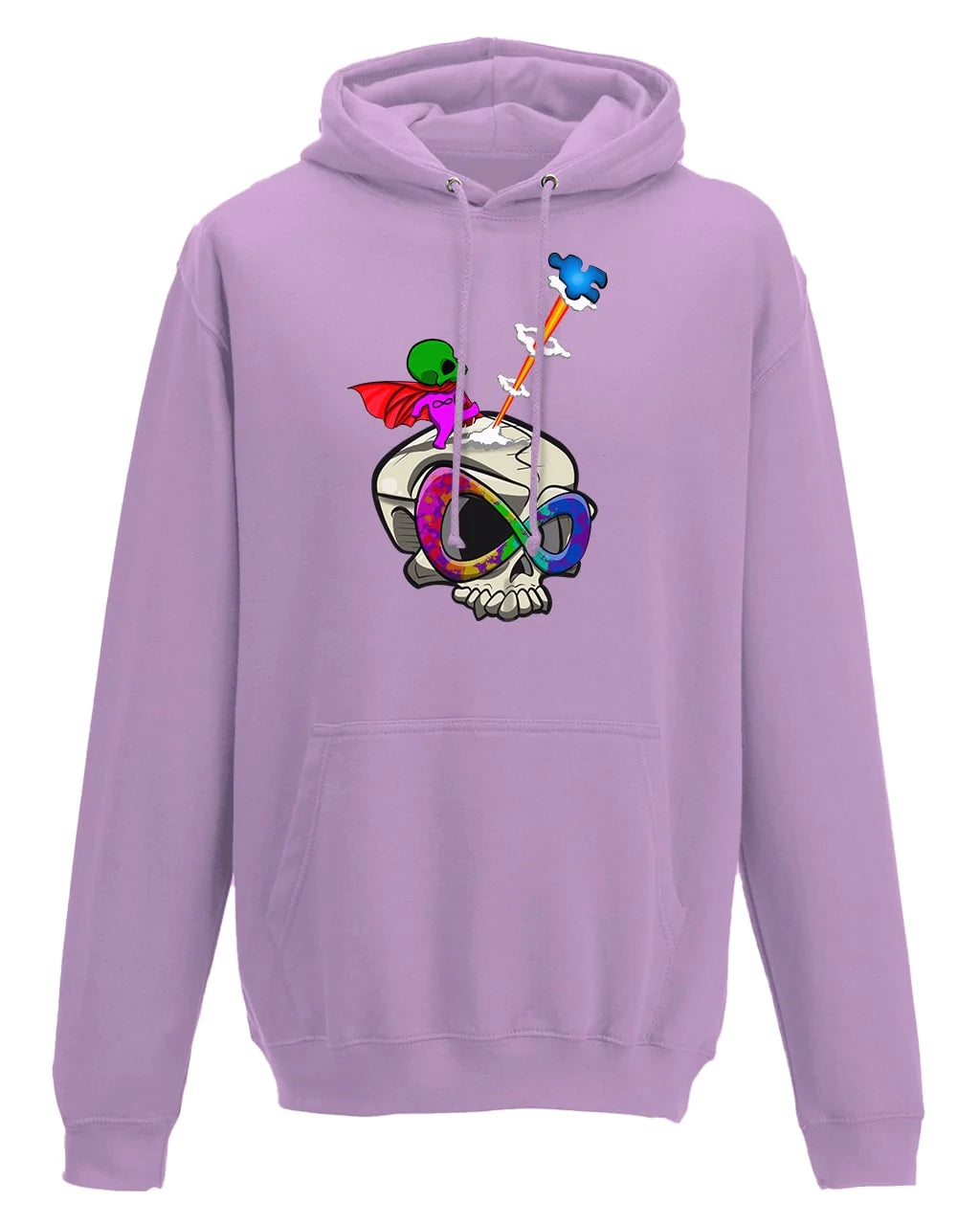 Autism Mental Health Awareness Hoodie By Unsubtle Skulls