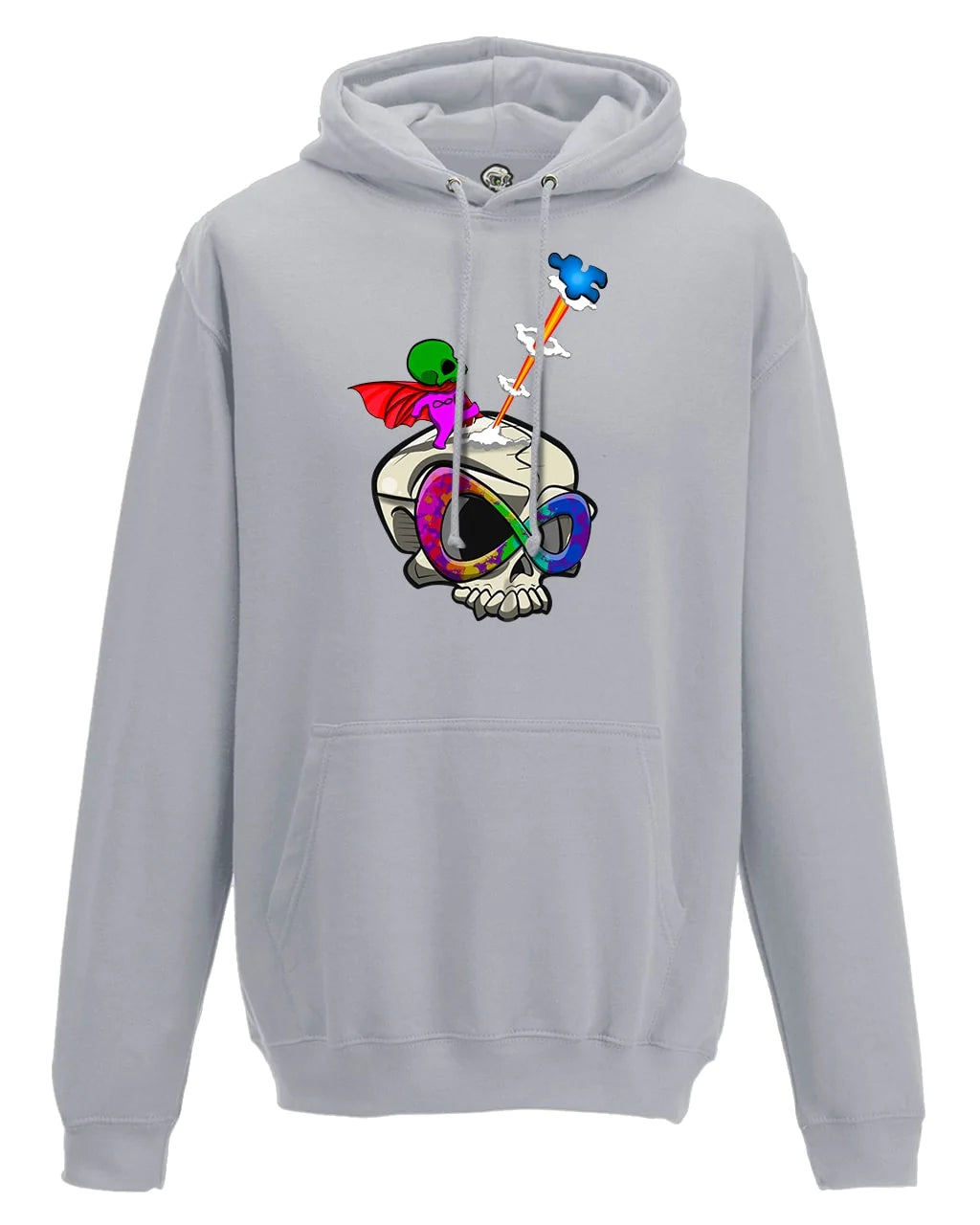 Autism Mental Health Awareness Hoodie By Unsubtle Skulls