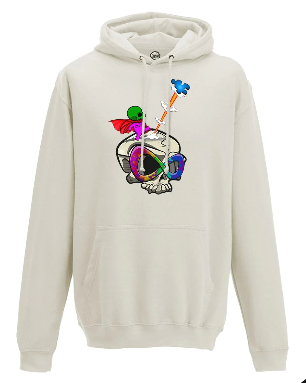 Autism Mental Health Awareness Hoodie By Unsubtle Skulls