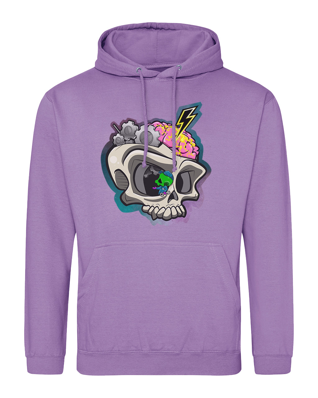 Epilepsy Skull Hoodie / Mental Health Awareness