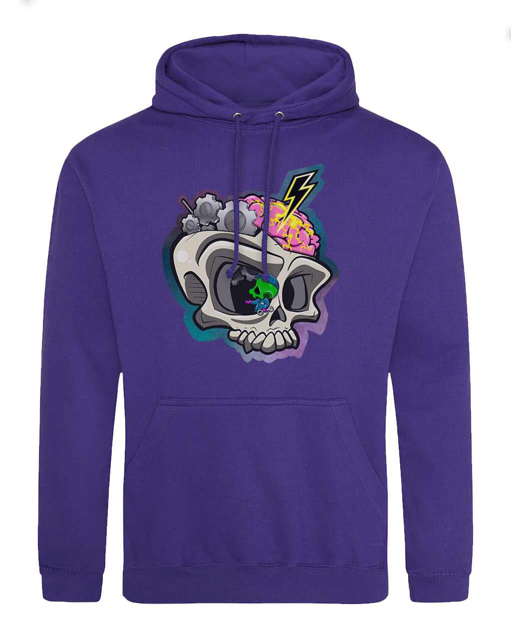 Epilepsy Skull Hoodie / Mental Health Awareness
