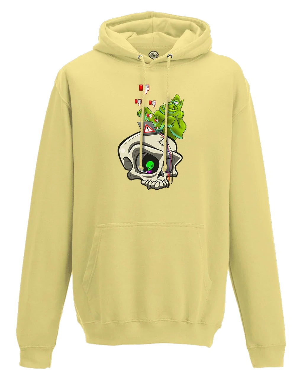 Sherbet Lemon Internet Troll Cyberbullying Awareness Hoodie By Unsubtle Skulls