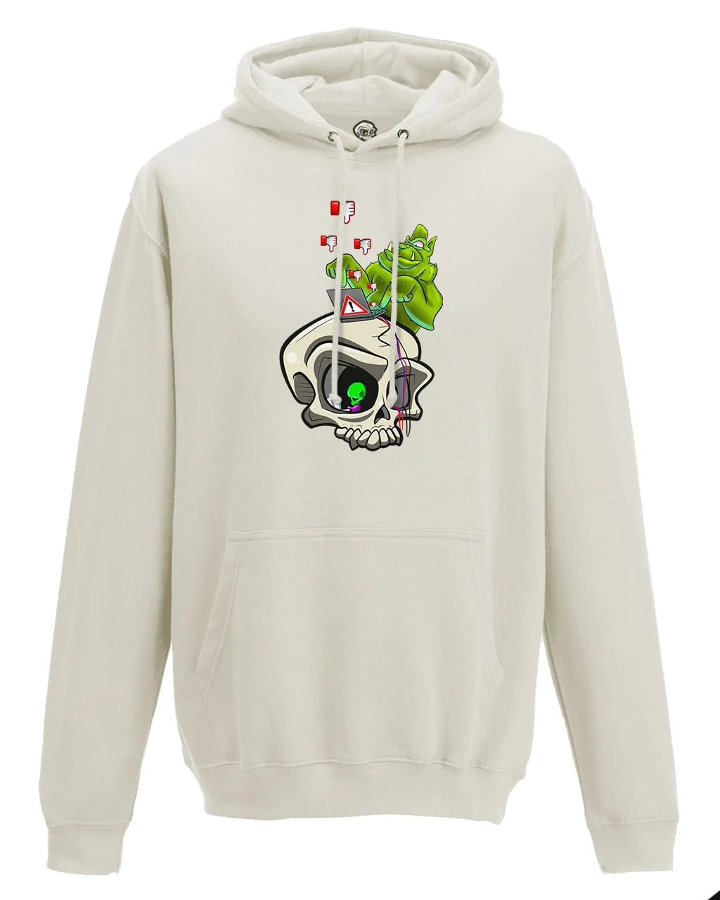 Natural Internet Troll Cyberbullying Awareness Hoodie By Unsubtle Skulls
