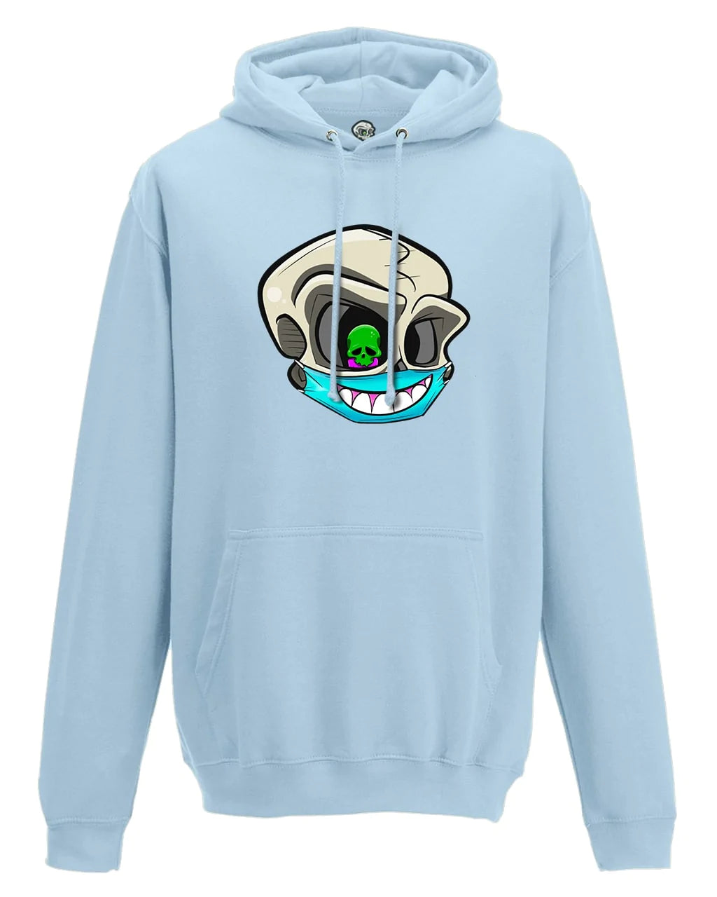 Never Trust A Smile Mental Health Awareness Hoodie By Unsubtle Skulls