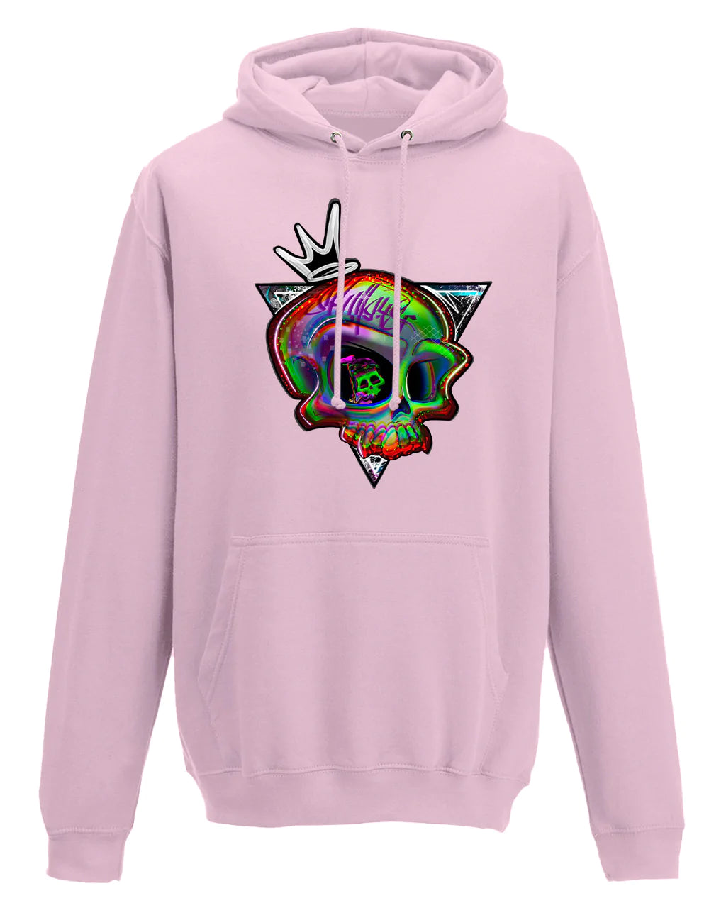 Addiction Skull Mental Health Awareness Hoodie By Unsubtle Skulls