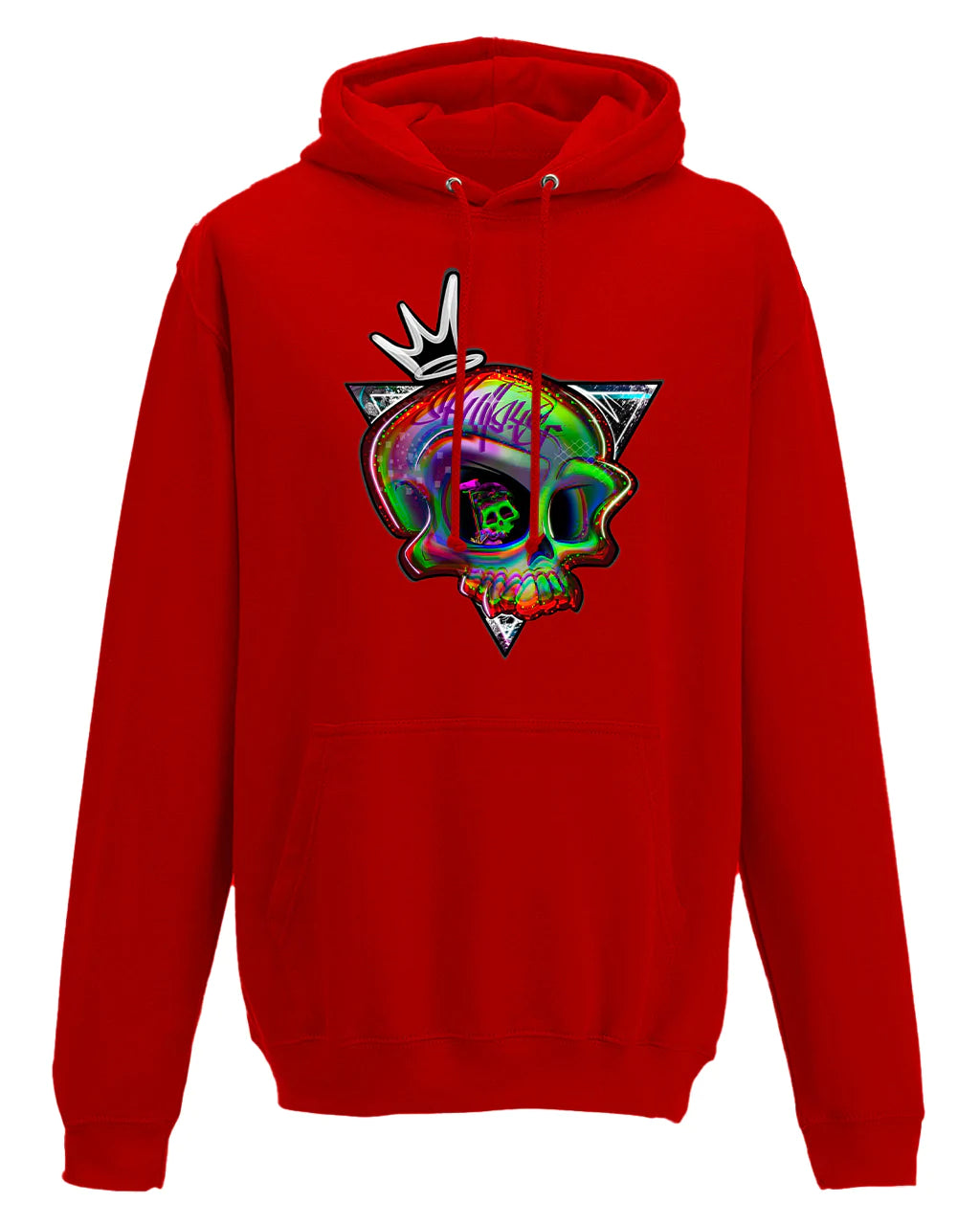 Addiction Skull Mental Health Awareness Hoodie By Unsubtle Skulls