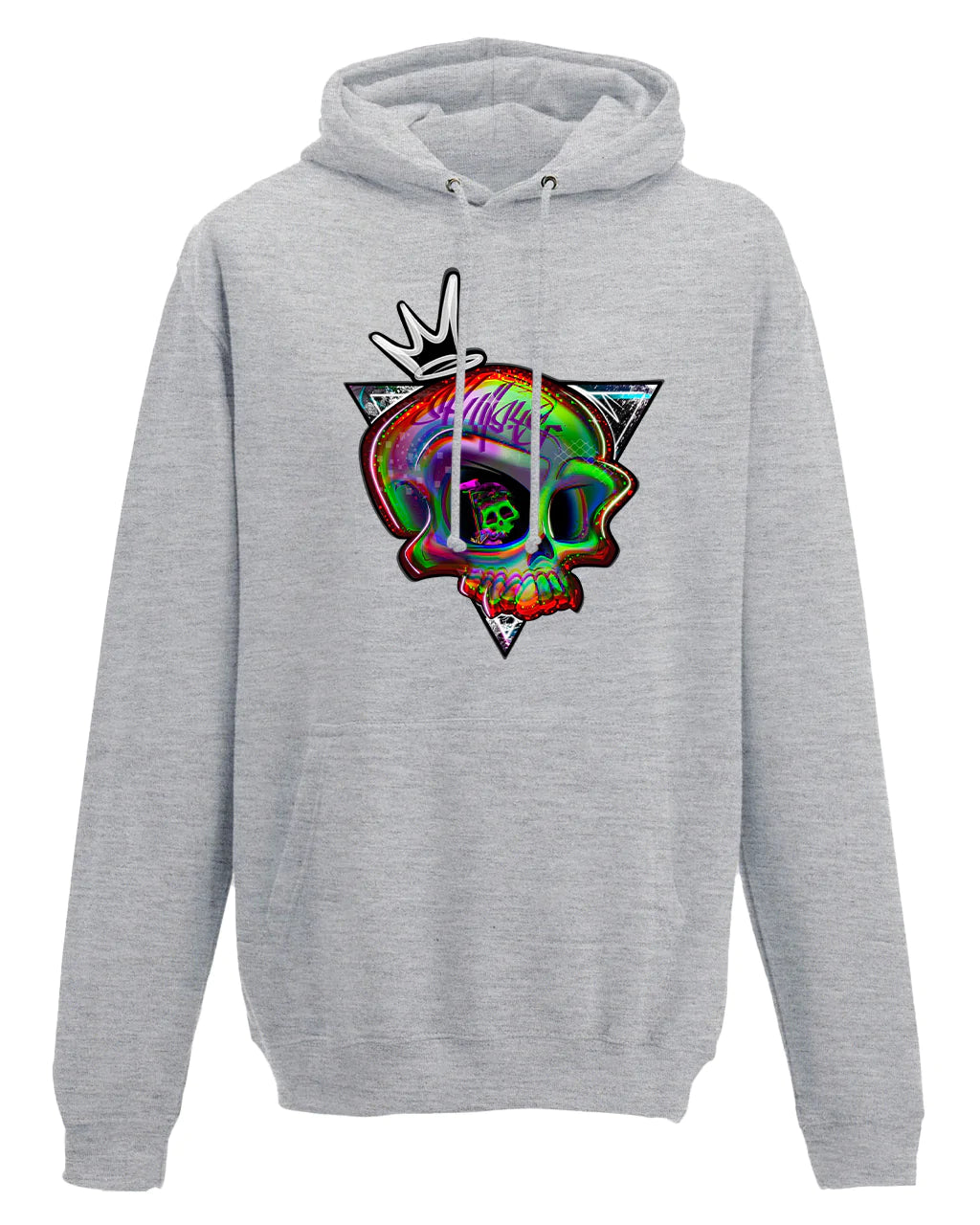 Addiction Skull Mental Health Awareness Hoodie By Unsubtle Skulls
