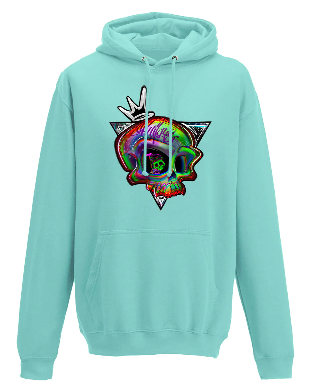 Addiction Skull Mental Health Awareness Hoodie By Unsubtle Skulls