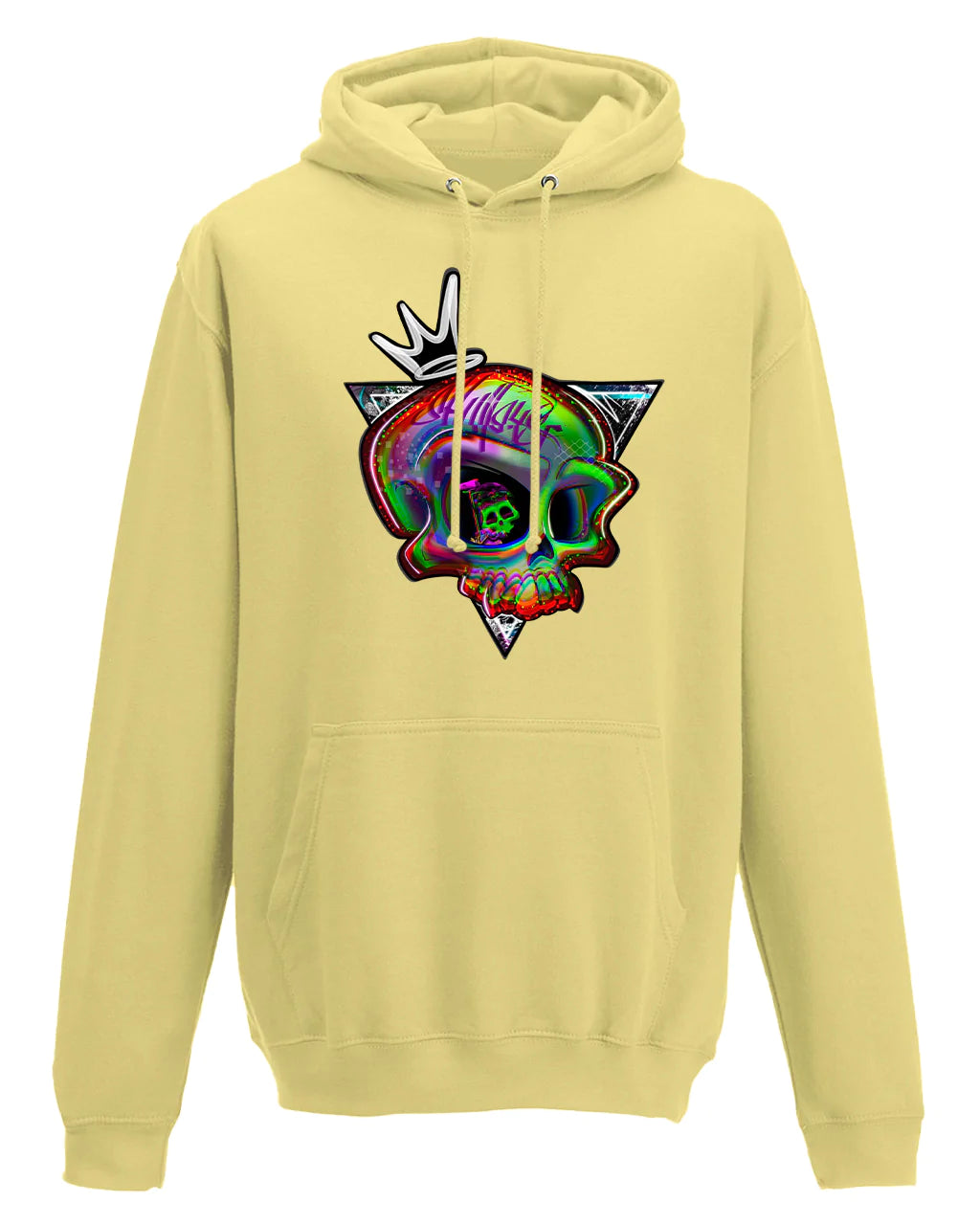 Addiction Skull Mental Health Awareness Hoodie By Unsubtle Skulls