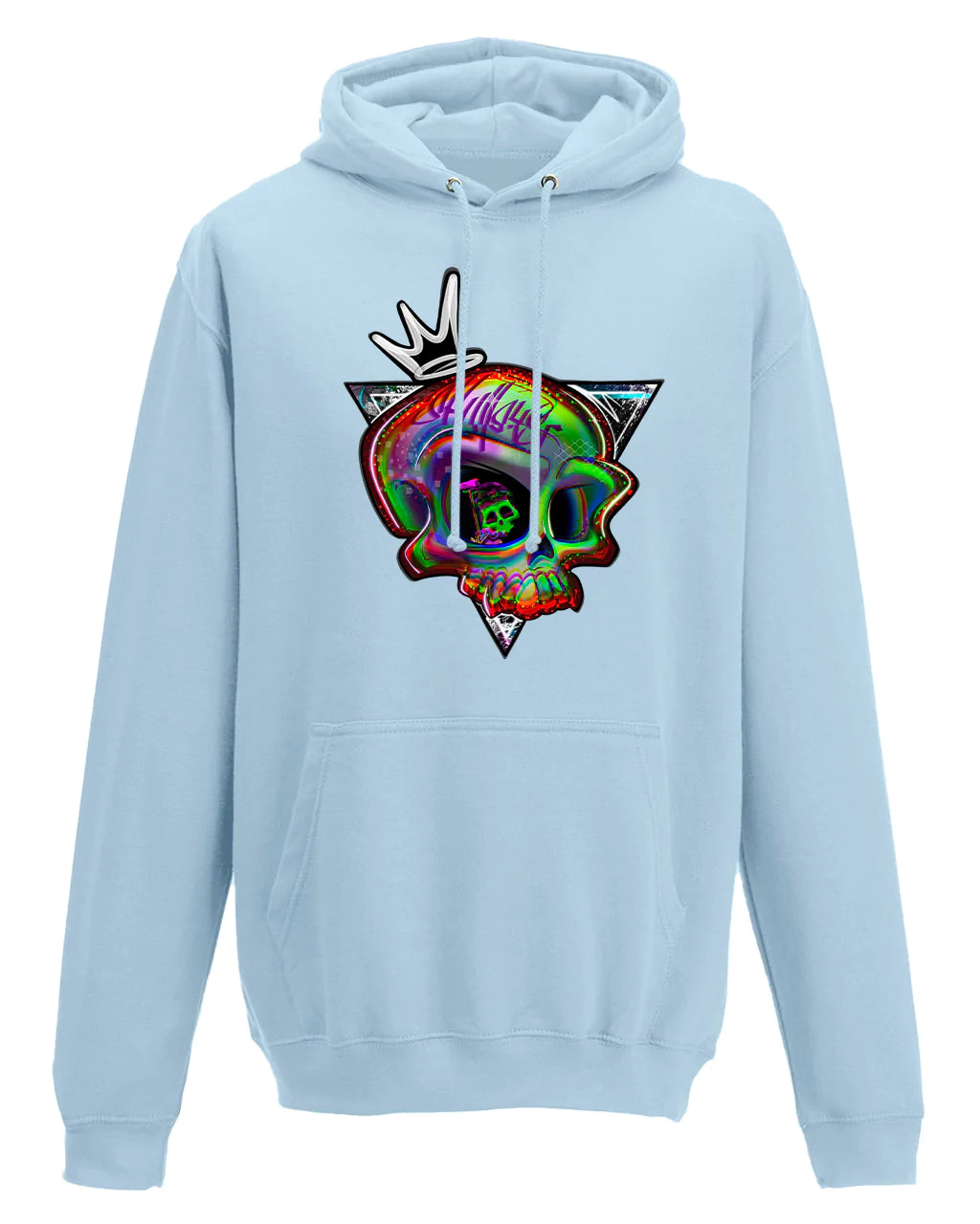 Addiction Skull Mental Health Awareness Hoodie By Unsubtle Skulls