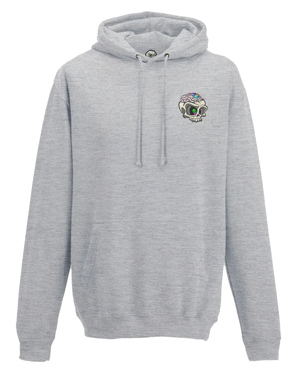 Heather Grey ADHD Mental Health Awareness Hoodie By Unsubtle Skulls