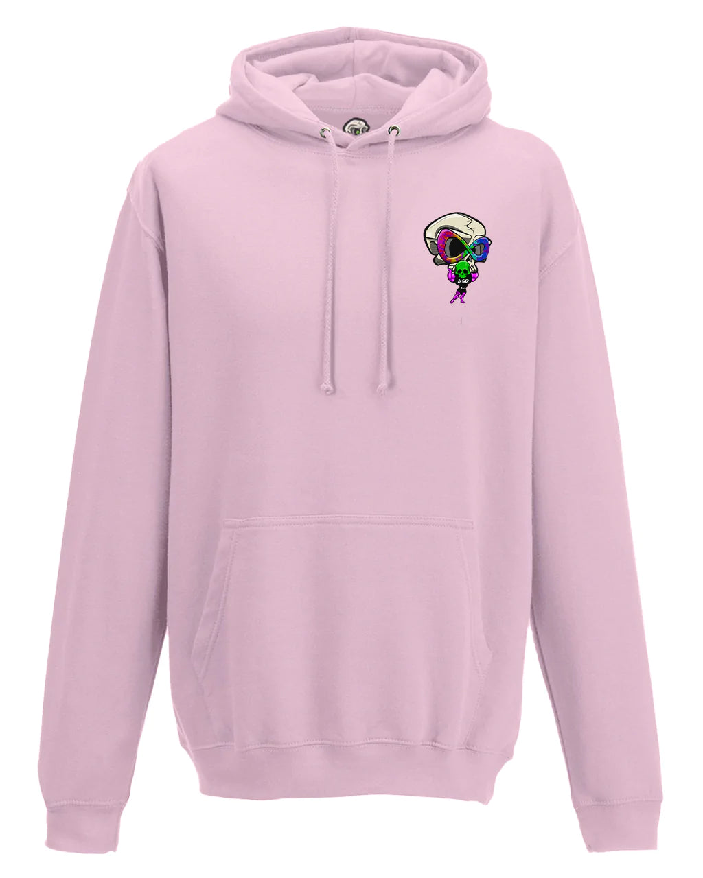 Pink ASD Mental Health Awareness Hoodie By Unsubtle Skulls