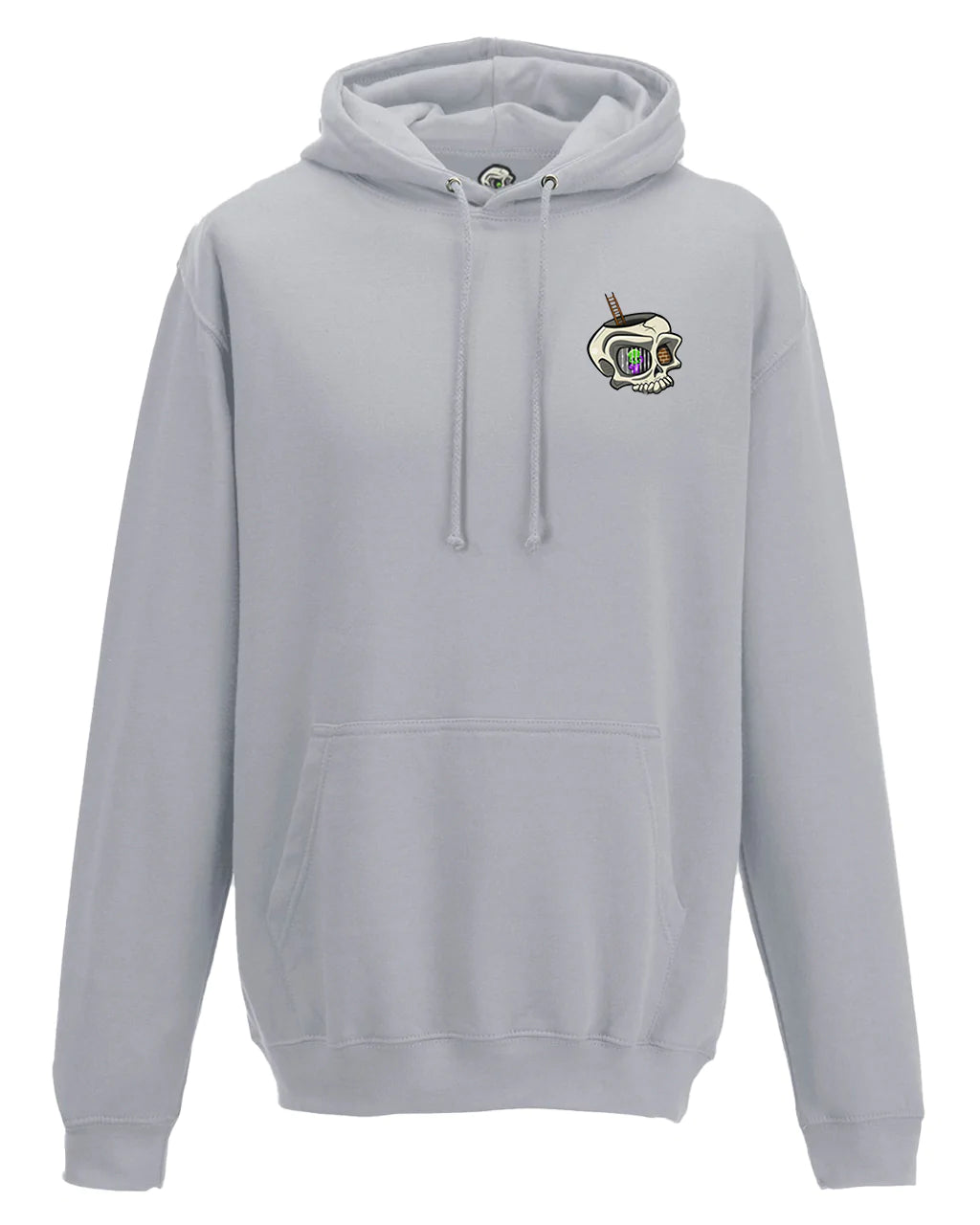 Moondust Grey Anxiety Mental Health Awareness Hoodie By Unsubtle Skulls