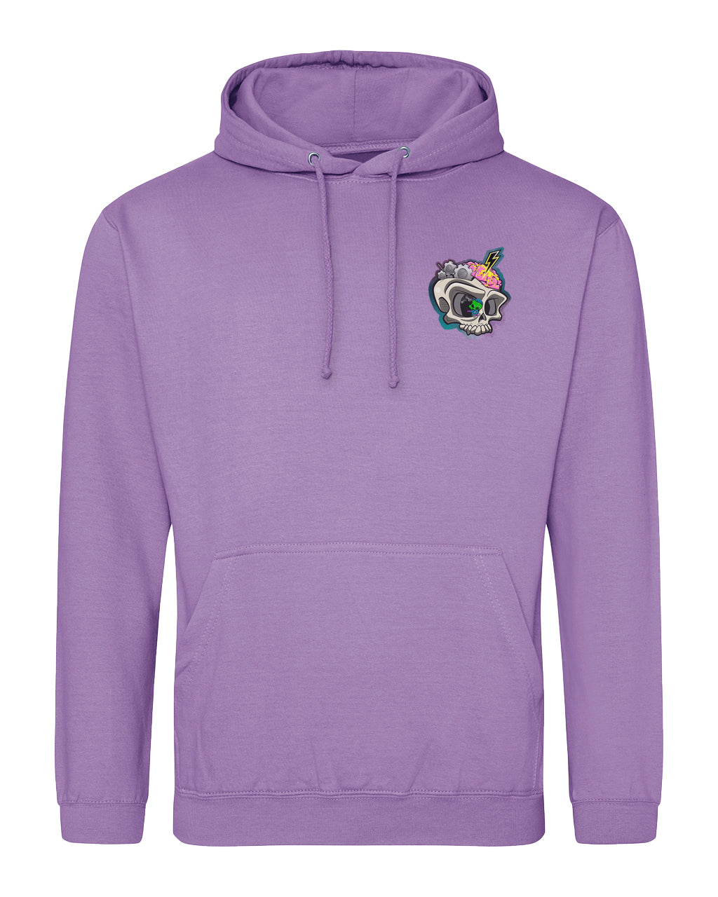 Epilepsy Left Breast Skull Hoodie / Mental Health Awareness