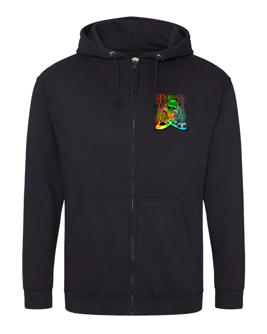 Autism Mental Health Awareness Full Zip Hoodie By Unsubtle Skulls